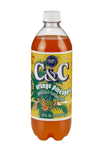 24 PACK C&C Orange Pineapple 710ml (USA)