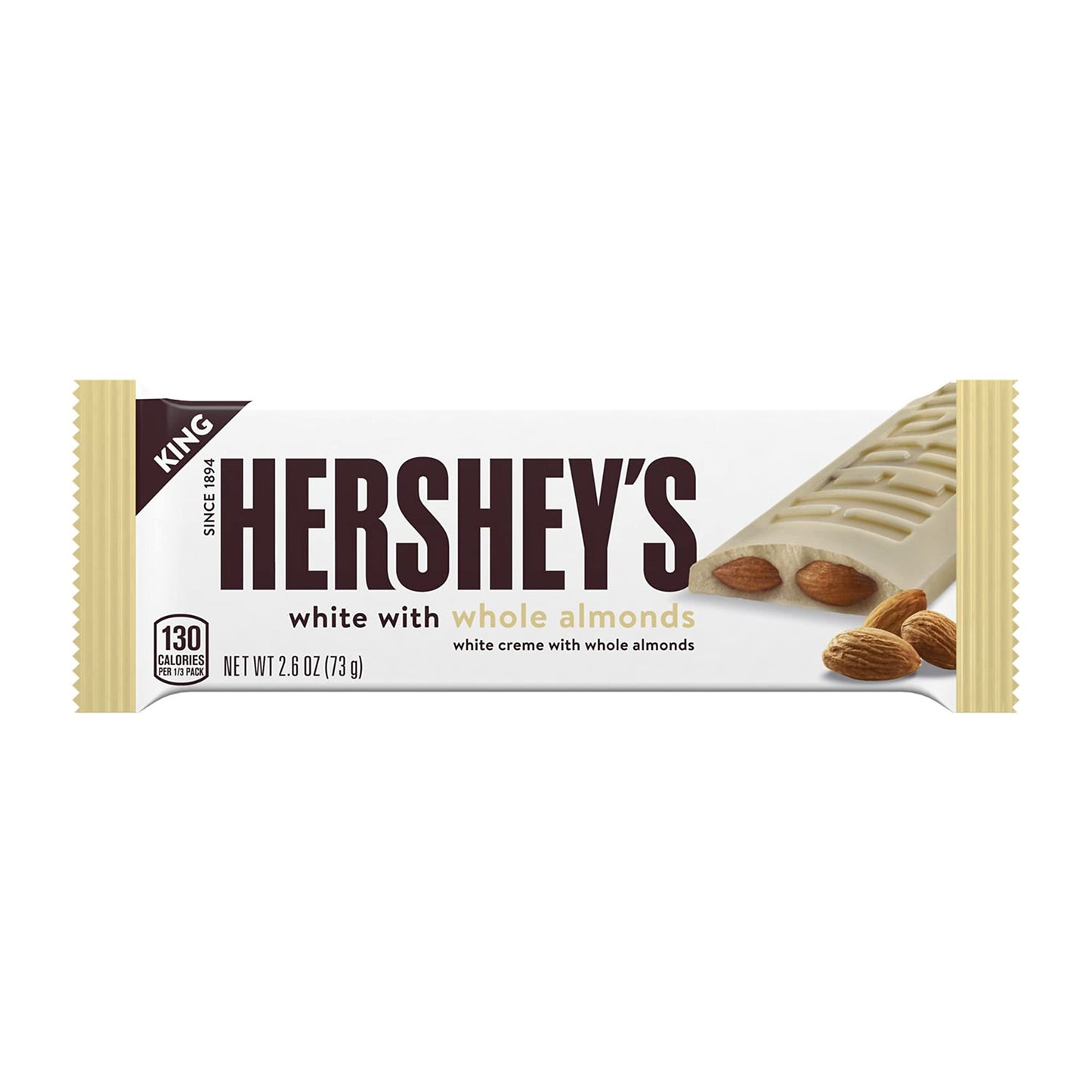 Hersheys - White Choc with Almonds